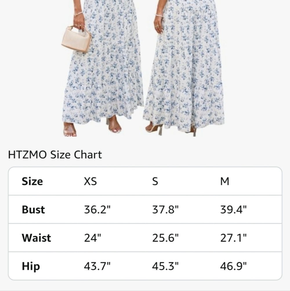 Floral Spaghetti Strap Maxi Dress With Cut Out In Back - Picture 14 of 16